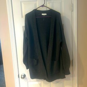 Long cardigan by Treasure and Bond.